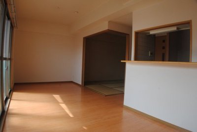 Living and room. Bright living room facing the balcony