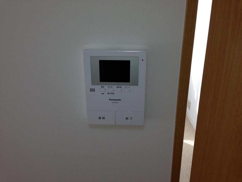 Other. Security thorough a monitor with intercom!