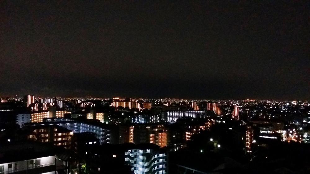 View photos from the dwelling unit. Night of night view