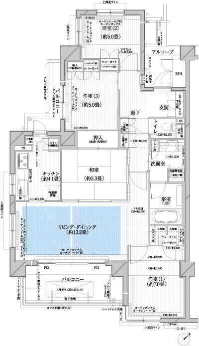 Floor: 4LDK, occupied area: 92.18 sq m, Price: 53,980,000 yen