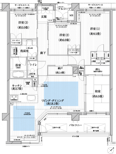 Floor: 4LDK + N, the occupied area: 109.51 sq m, Price: 69,980,000 yen