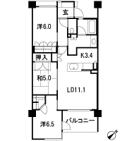 Floor: 3LDK, occupied area: 73 sq m, Price: 42,480,000 yen