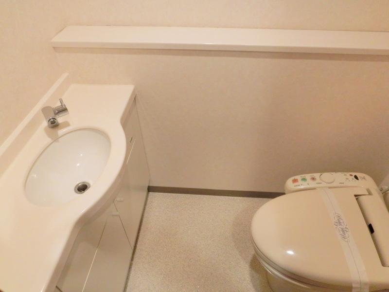 Toilet. Toilet, Hand washing facilities have been equipped in a different.