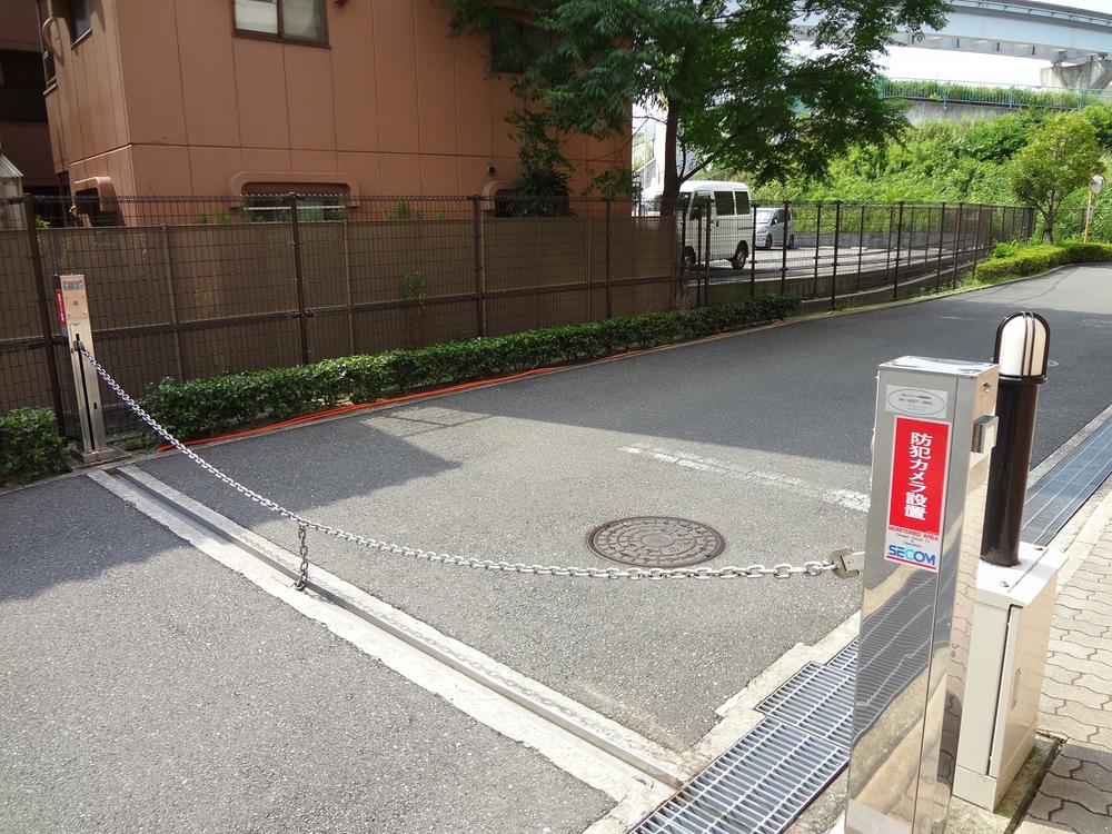 Parking lot. Common areas