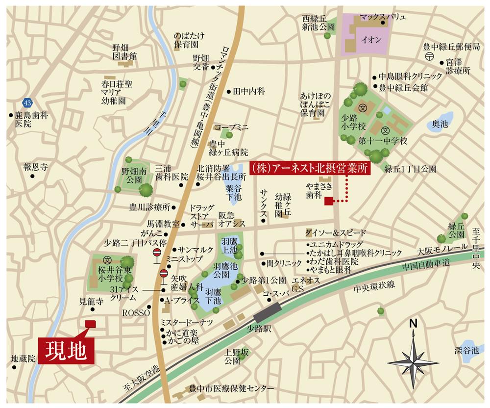 Local guide map