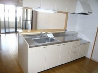 Kitchen. It is a useful counter kitchen
