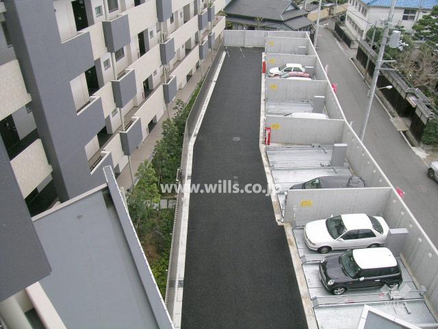 Parking lot. Common areas