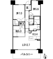 Floor: 3LDK, occupied area: 74.52 sq m, Price: 38.3 million yen