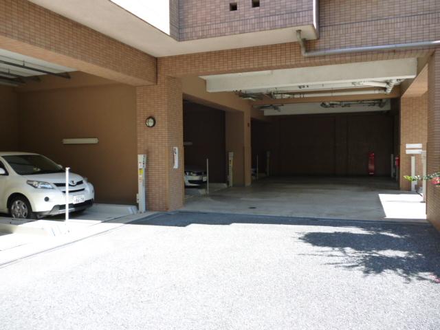 Parking lot. Common areas