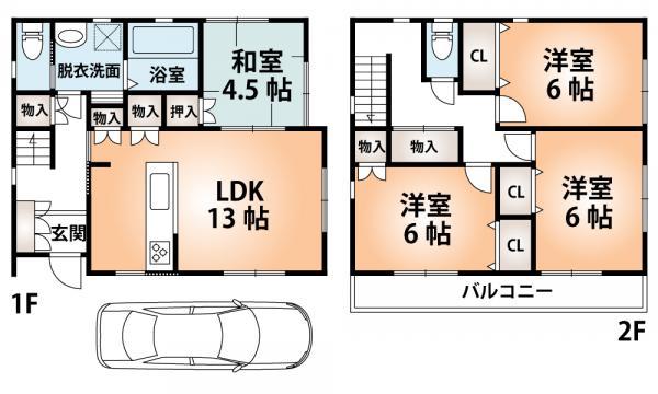 Building plan example (floor plan). Building plan example Floor plan