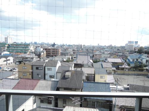 Balcony. Sunny veranda.