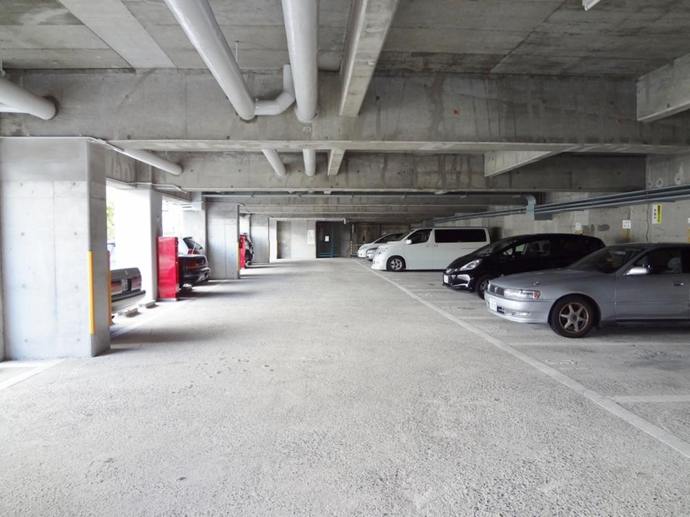 Parking lot. Common areas