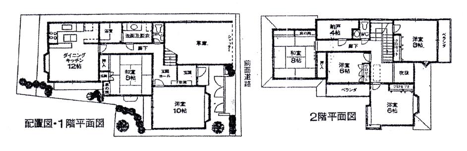 Floor plan. 52 million yen, 6LDK + S (storeroom), Land area 169.69 sq m , Building area 174.95 sq m