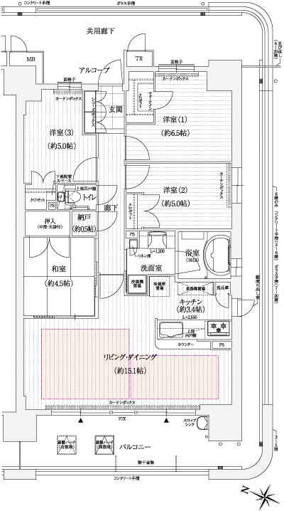 Floor: 4LDK + storeroom, occupied area: 86.27 sq m, Price: 43,780,000 yen ~ 47,480,000 yen
