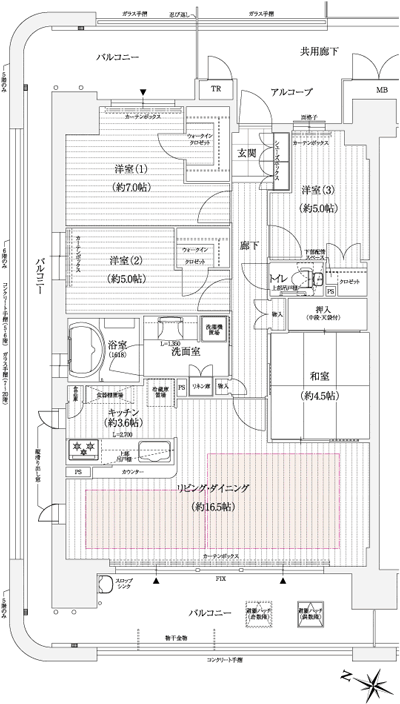 Floor: 4LDK, occupied area: 92.23 sq m, Price: 46,980,000 yen