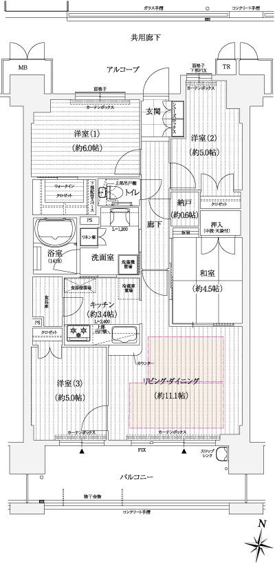 Floor: 4LDK + storeroom, occupied area: 80.58 sq m, Price: 41,480,000 yen ~ 43,600,000 yen