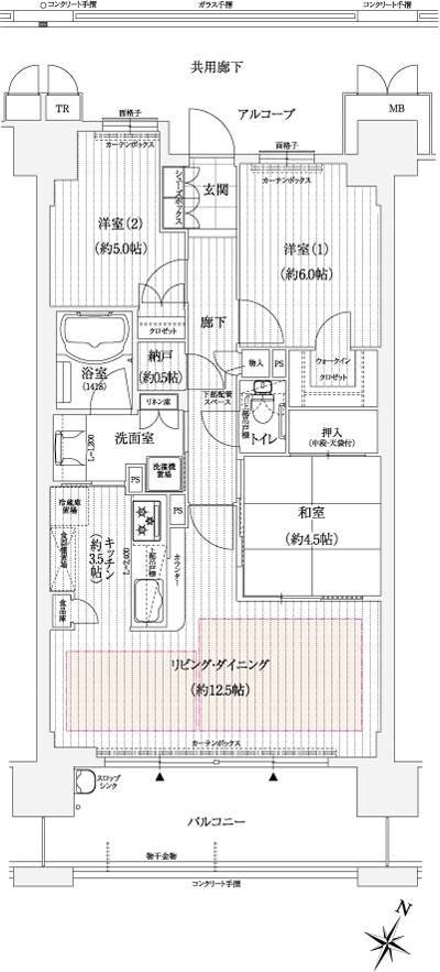 Floor: 3LDK + storeroom, occupied area: 72.86 sq m, Price: 34,490,000 yen ~ 37,780,000 yen