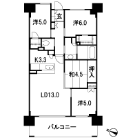 Floor: 4LDK, occupied area: 81.28 sq m, Price: 41,880,000 yen ・ 42,570,000 yen