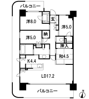 Floor: 4LDK + storeroom, occupied area: 100.96 sq m, Price: 52,980,000 yen ・ 54,680,000 yen