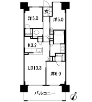 Floor: 3LDK, occupied area: 67.64 sq m, Price: 34,880,000 yen ・ 35,380,000 yen
