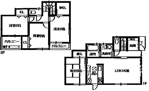 Floor plan. (No. 1 point), Price 32,800,000 yen, 4LDK, Land area 109.18 sq m , Building area 95.58 sq m