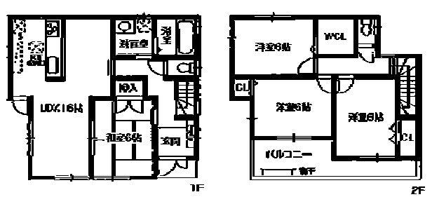 Floor plan. (No. 4 locations), Price 28.8 million yen, 4LDK, Land area 142.19 sq m , Building area 95.58 sq m