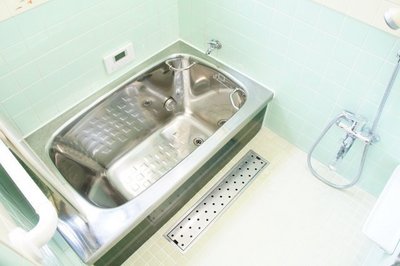 Bath. Large bath of with add cooking function