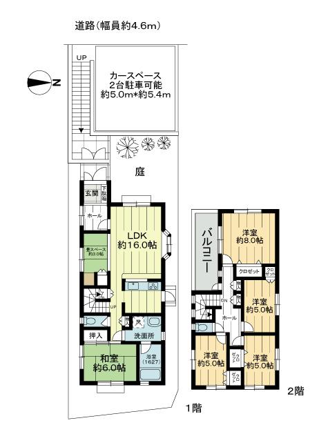 Floor plan. 42 million yen, 5LDK, Land area 172.78 sq m , Building area 119.07 sq m