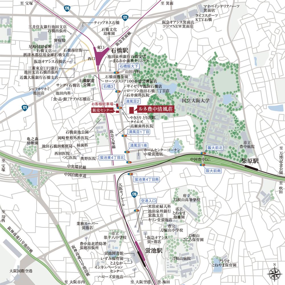 Local guide map