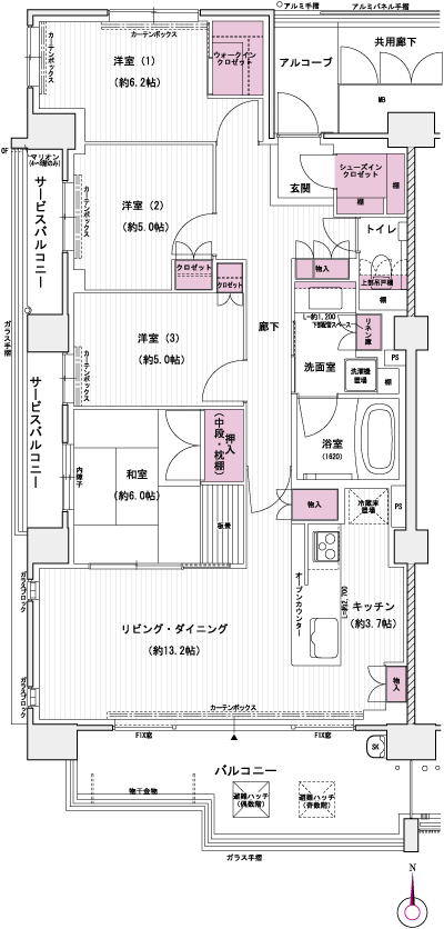 Floor: 4LDK, occupied area: 93.63 sq m, Price: 49,432,000 yen