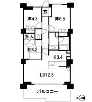 Floor: 3LDK, occupied area: 70.84 sq m, Price: 29,738,000 yen