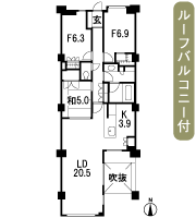 Floor: 1LDK + 2F, the area occupied: 92.53 sq m, Price: 43,036,000 yen