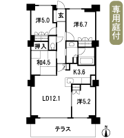 Floor: 3LDK + F, the area occupied: 80.69 sq m, Price: 37,861,000 yen