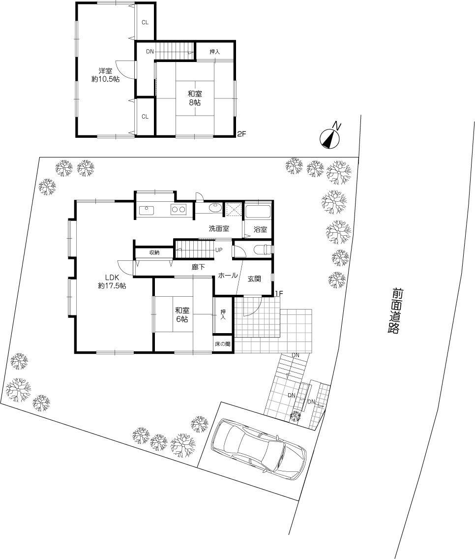 Floor plan. 7.7 million yen, 3LDK, Land area 251.89 sq m , Building area 102.49 sq m