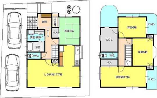 Floor plan. 7.8 million yen, 4LDK + S (storeroom), Land area 124.7 sq m , Building area 107.92 sq m