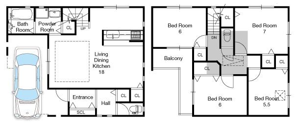 Floor plan. (No. 14 locations), Price 23.8 million yen, 4LDK, Land area 85 sq m , Building area 99.55 sq m