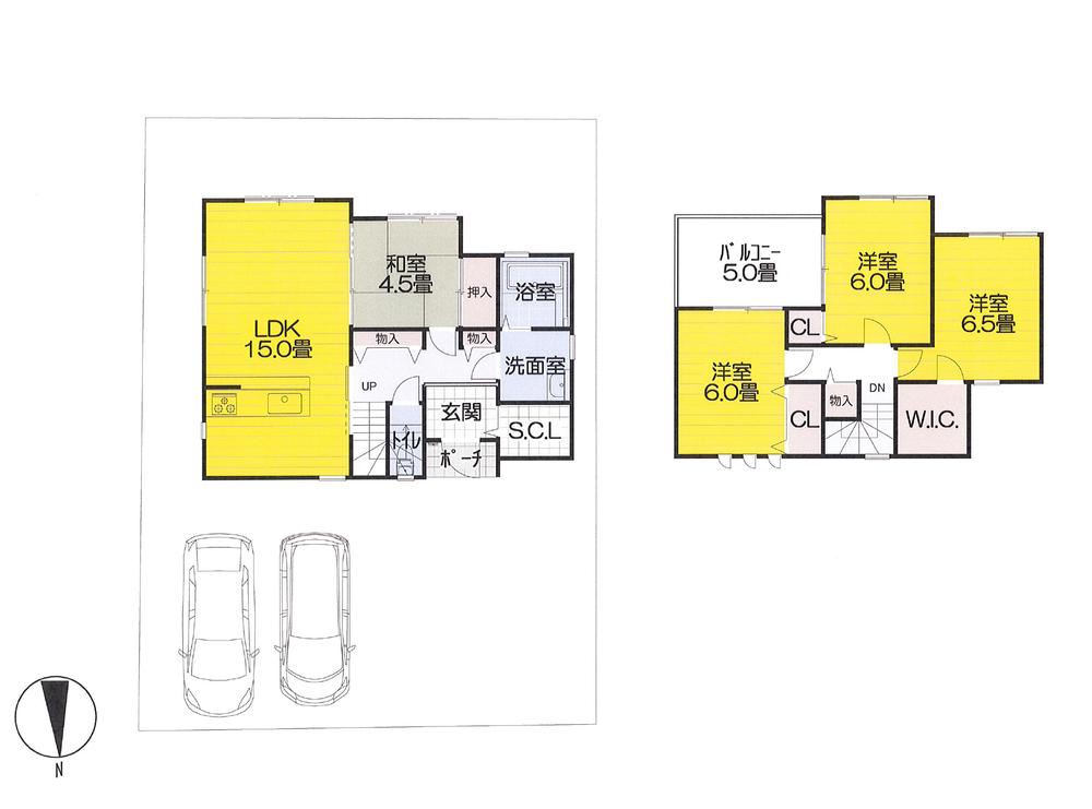 Floor plan. 46,800,000 yen, 4LDK, Land area 160.5 sq m , Building area 92.57 sq m Floor Plan