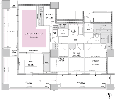 Floor: 4LDK + WIC + SIC, the occupied area: 101.39 sq m, Price: TBD