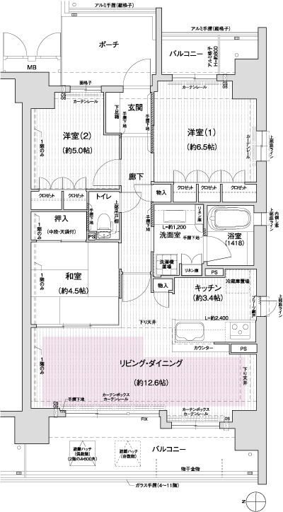 Floor: 3LDK, occupied area: 71.73 sq m, Price: 24,316,630 yen