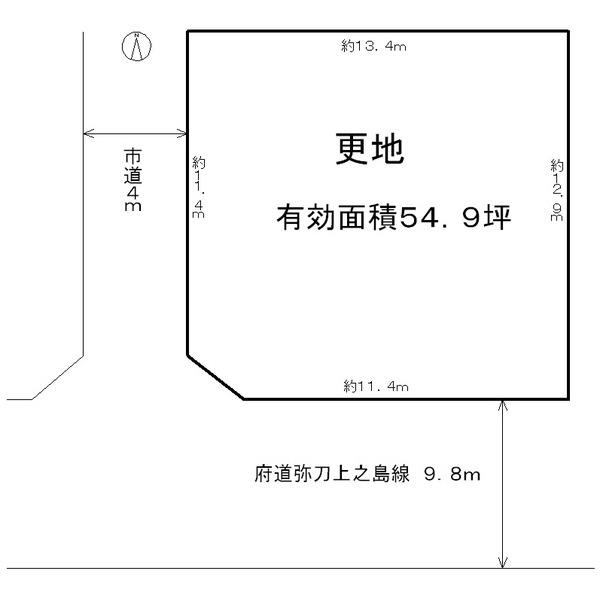 Compartment figure. Land price 39,800,000 yen, Land area 181.68 sq m