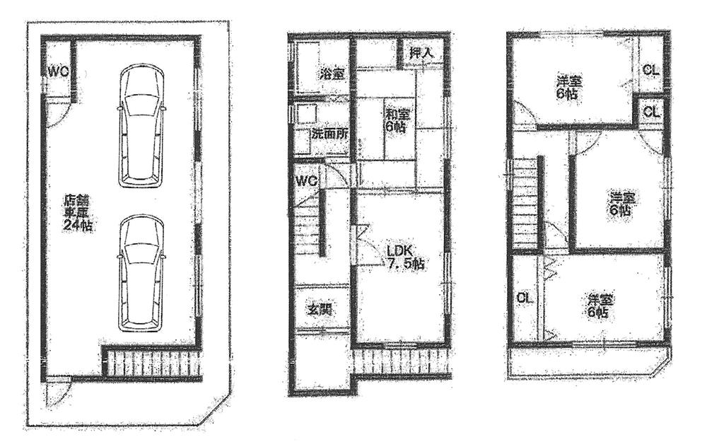 Floor plan. 23.8 million yen, 4LDK, Land area 66.12 sq m , Building area 122.45 sq m