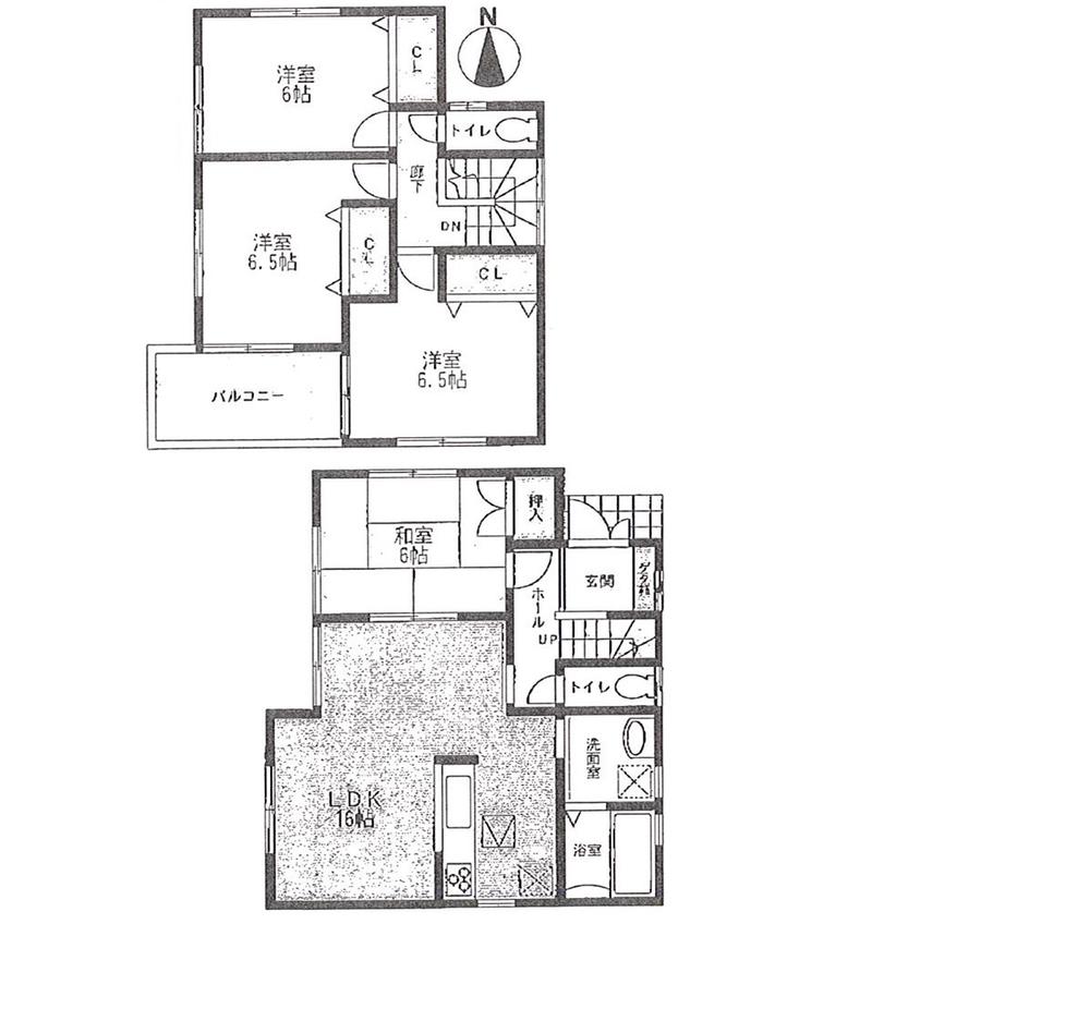 Floor plan. 24,800,000 yen, 4LDK, Land area 98.63 sq m , Building area 94.77 sq m