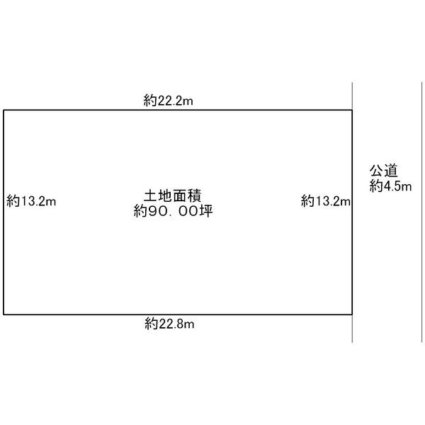 Compartment figure. Land price 72 million yen, Land area 297.55 sq m Current Status site drawings