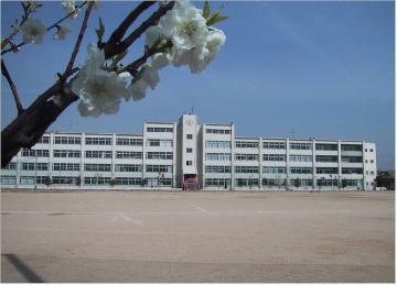 Junior high school. Yao Municipal Takamichugakko up to 422m