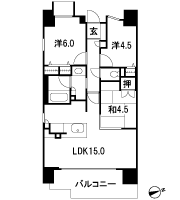 Floor: 3LDK, occupied area: 65.04 sq m, Price: 29,622,000 yen ~ 31,453,800 yen