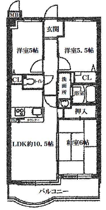 Floor plan. outer wall ・ Large-scale repair of the entrance door