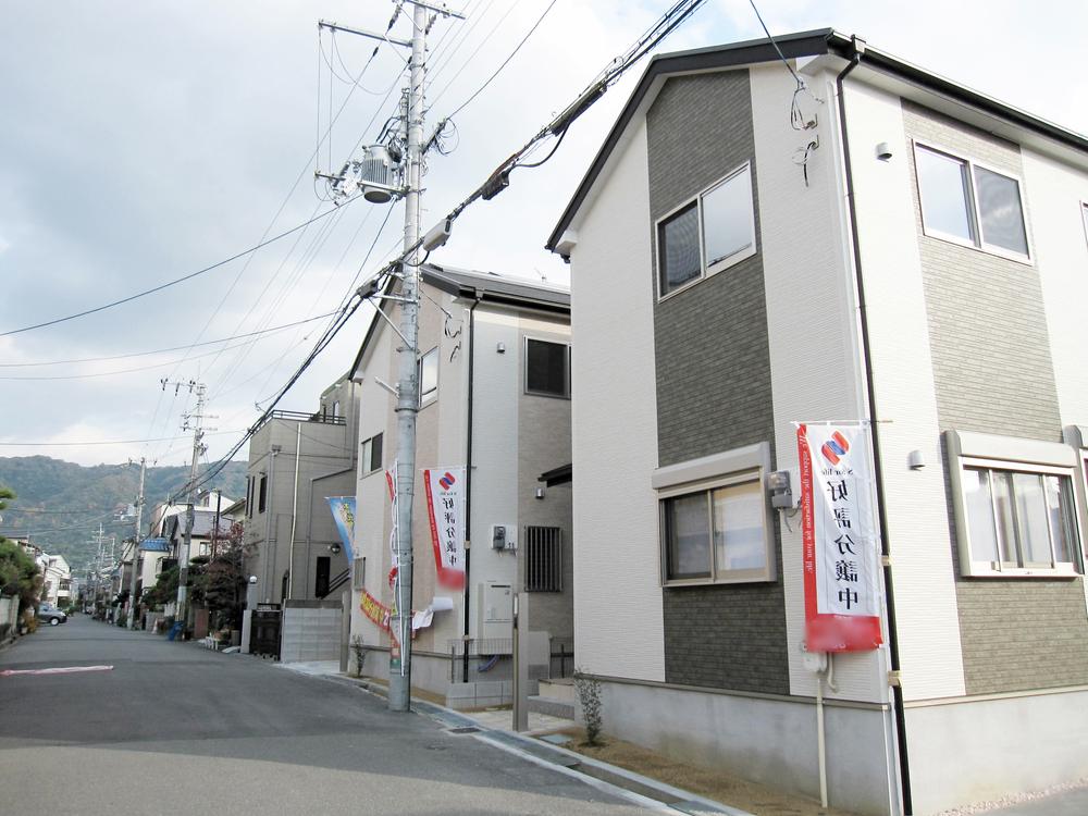 Local photos, including front road. Spacious front road