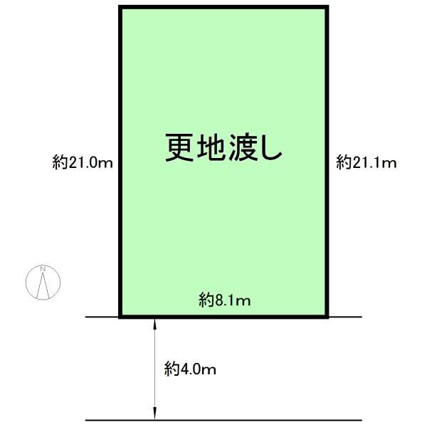 Compartment figure. Land price 26,800,000 yen, Land area 155.31 sq m