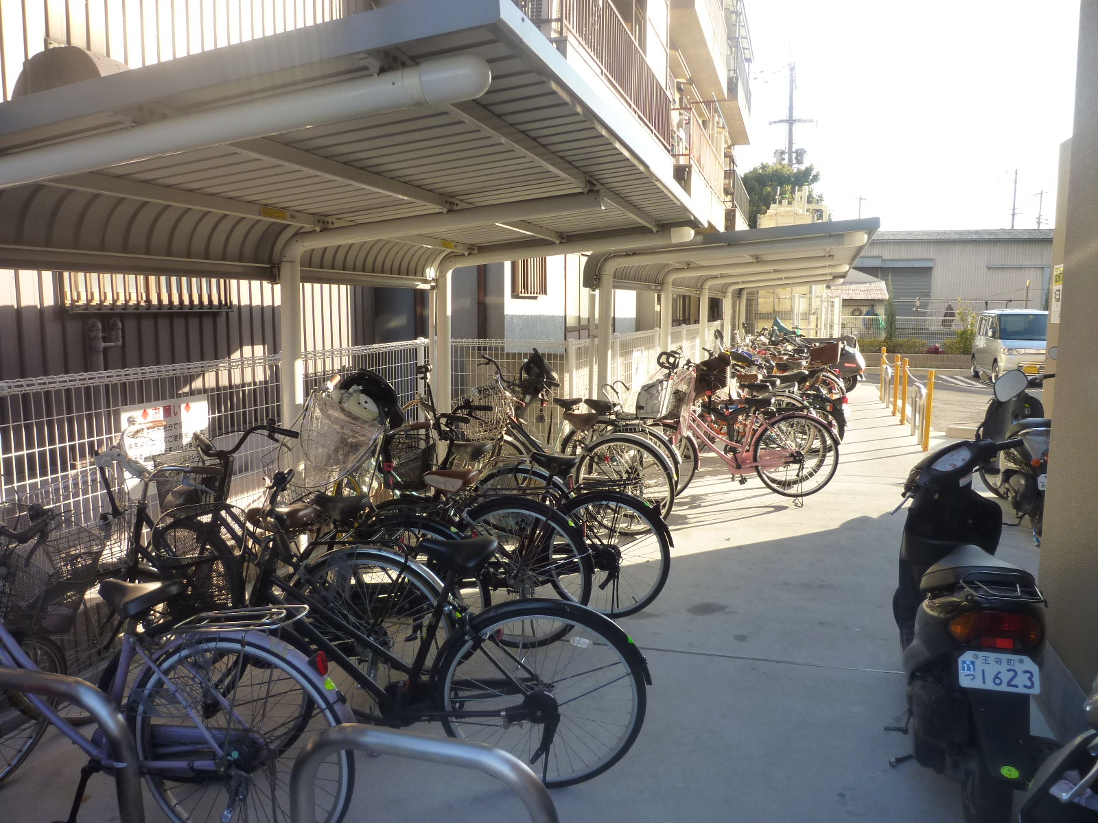 Other common areas. Bicycle-parking space