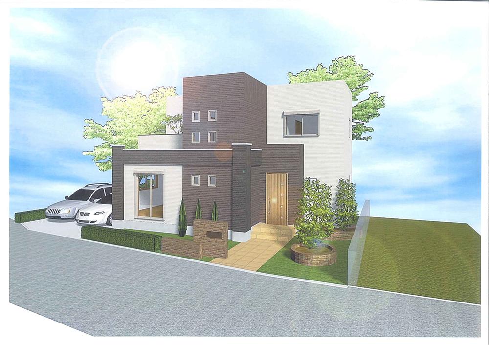 Rendering (appearance). Spacious grounds of the Rendering effective residential land 45 square meters